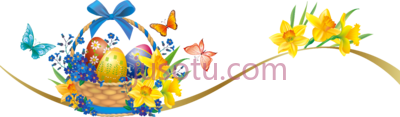 复活节,easter border PNG