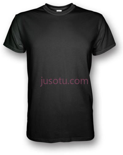 黑色T恤,blank black t shirt PNG