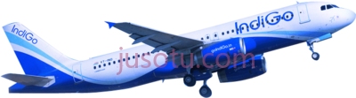 飞机,indigo flight PNG