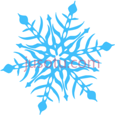 冰冻雪花PNG