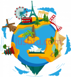 世界旅游,world travel PNG