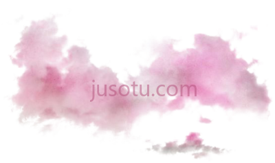 粉色云,pink blue clouds PNG