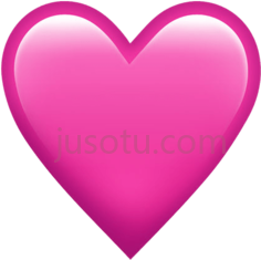 粉红心PNG