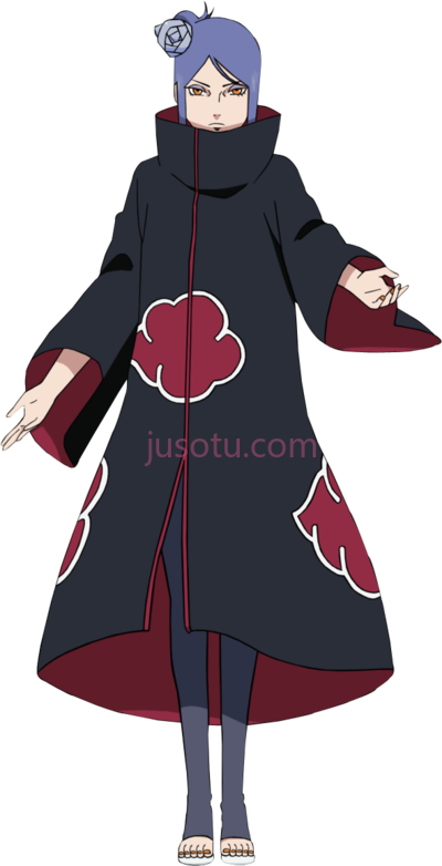 火影忍者,konan full naruto PNG