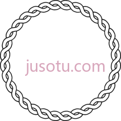 绳圈线条PNG