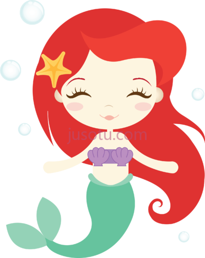 爱丽儿,ariel mermaid little baby PNG