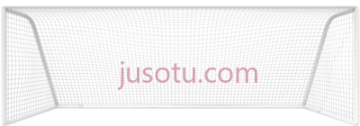 足球门框,soccer goal white PNG