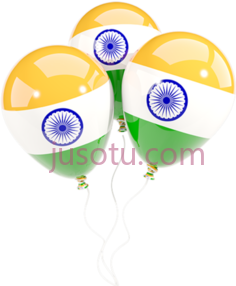 印度国旗气球PNG