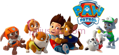 汪汪队立大功,ryder chase paw patrol black PNG