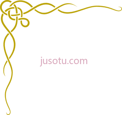 金边,gold decorative corner border PNG