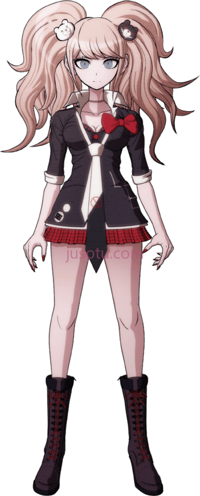 弹丸轮舞,junko enoshima central antagonist danganronpa PNG