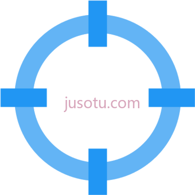 蓝色焦点,focus icon blue PNG