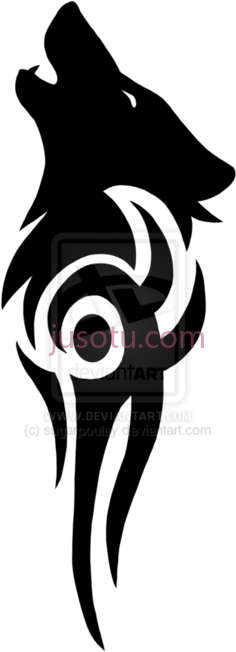 黑狼纹身,tribal PNG