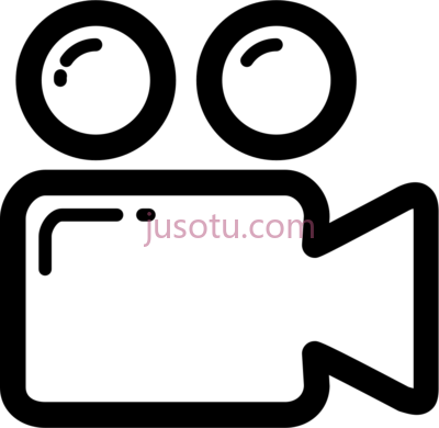摄像机,video camera icon art black and white library PNG