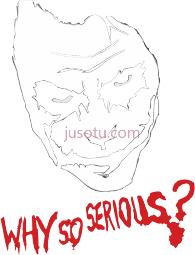 小丑,joker stencil PNG