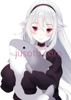 鲨鱼女孩PNG
