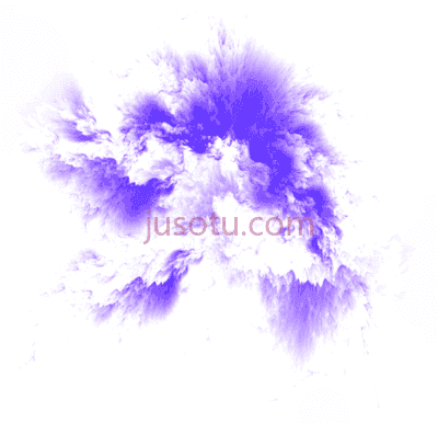 蓝色紫色云,blue and purple nebula space universe PNG