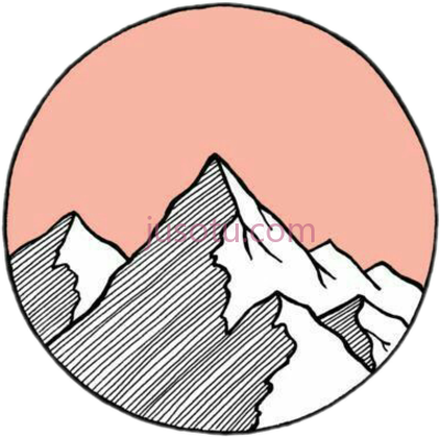 群山,mountains in a circle PNG