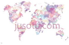 世界地图水彩,pastel watercolor world map PNG