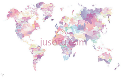 世界地图水彩,wallpaper pc desktop PNG