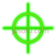 绿色十字光标, PNG