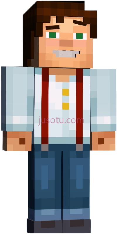 我的世界,minecraft story mode characters jesse PNG