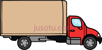 卡车,cartoon semi truck hut PNG