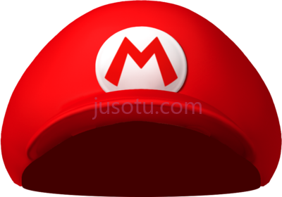 超级马里奥帽,library u super mario hat PNG