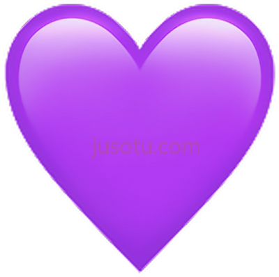 紫心,heart violet violeta PNG