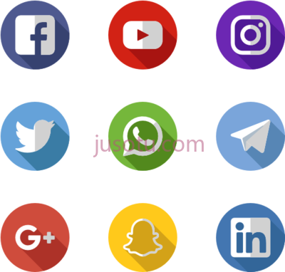 社交媒体,social media icons PNG