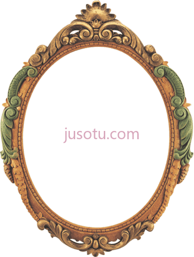 木制椭圆形,wooden oval frame PNG