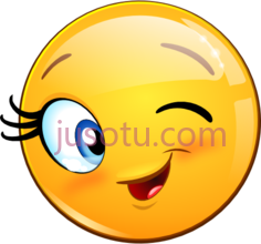 笑脸眨眼闪烁PNG