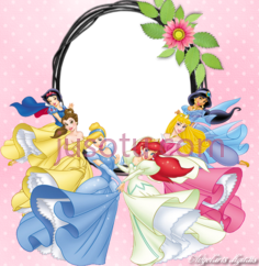 迪士尼边框,princess frame PNG
