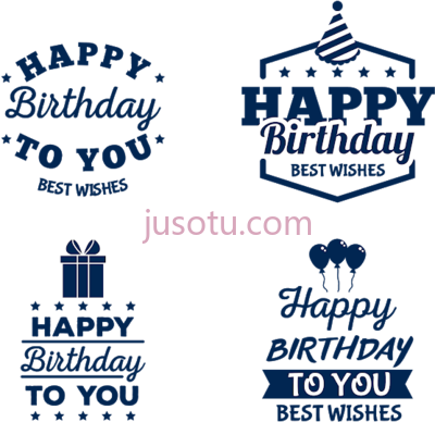 生日快乐标签,happy birthday labels PNG