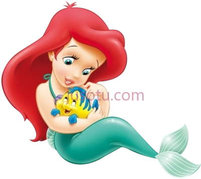 小美人鱼爱丽儿,pequena sereia ariel PNG