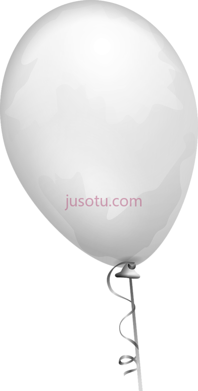 白气球,white balloon PNG