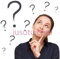 商业女性思考PNG