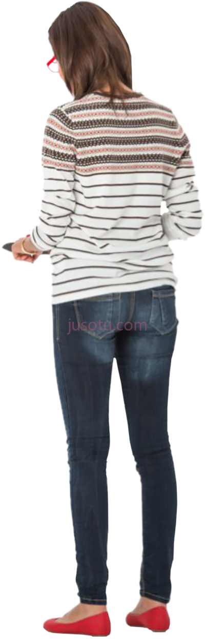 女人站,woman back standing cut out PNG