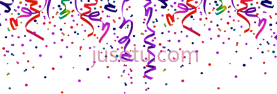 生日派对彩纸,birthday party confetti PNG