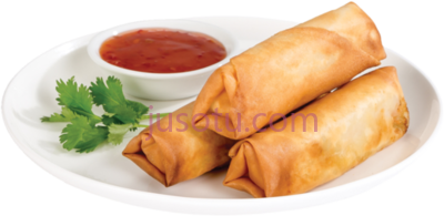 春卷,veg spring rolls PNG