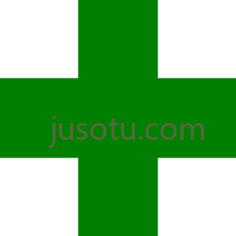 绿色医疗十字标志PNG