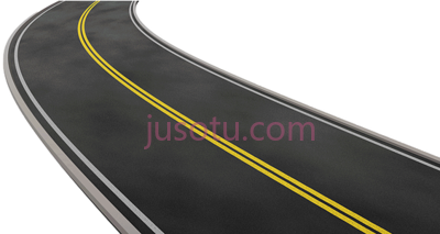 弯道,curved road PNG