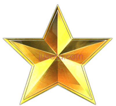 金星,military gold star PNG