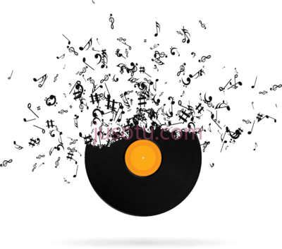 音乐留声机唱片,musical phonograph record PNG