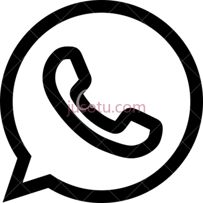 瓦次普,whatsapp icons by canva black and white PNG