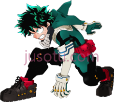 我的英雄学院绿谷出久PNG