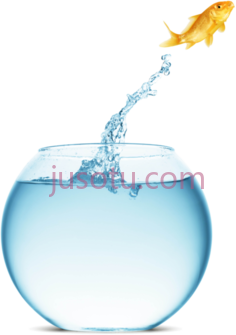 金鱼跳缸PNG