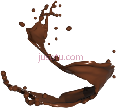 巧克力,chocolate splash milk PNG