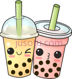 牛奶泡泡茶PNG