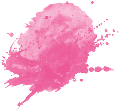 水彩粉色喷溅,watercolor pink paint splatter remixit PNG